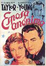 carátula carteles de Esposa Anonima