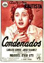 carátula carteles de Condenados