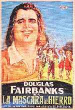 carátula carteles de La Mascara De Hierro - 1929 - V2