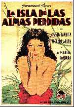carátula carteles de La Isla De Las Almas Perdidas - 1932