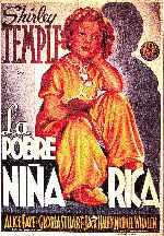 carátula carteles de La Pobre Nina Rica