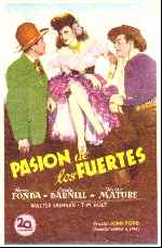 carátula carteles de Pasion De Los Fuertes - V5