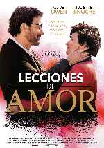 carátula carteles de Lecciones De Amor