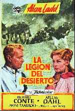 carátula carteles de La Legion Del Desierto