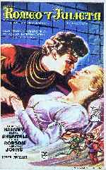carátula carteles de Romeo Y Julieta - 1954