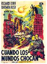 carátula carteles de Cuando Los Mundos Chocan - V2