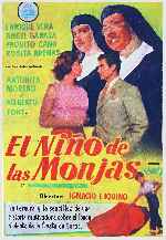 carátula carteles de El Nino De Las Monjas - 1958 - V2