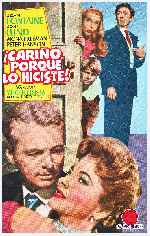 carátula carteles de Carino Por Que Lo Hiciste