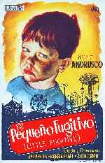 carátula carteles de El Pequeno Fugitivo