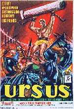 carátula carteles de Ursus - 1961