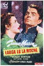 carátula carteles de Larga Es La Noche
