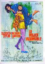 carátula carteles de La Mujer Indomable
