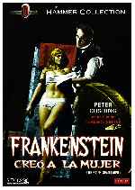 carátula carteles de Frankenstein Creo A La Mujer
