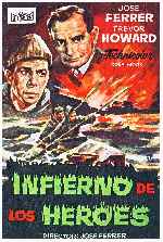 carátula carteles de El Infierno De Los Heroes