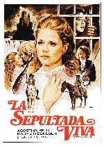 carátula carteles de La Sepultada Viva - 1973