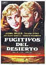 carátula carteles de Fugitivos Del Desierto
