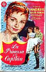 carátula carteles de La Princesa Y El Capitan - V2