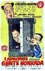 carátula carteles de Los Ladrones Somos Gente Honrada - 1956 - V2