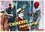 carátula carteles de Los Crimenes Del Fantasma - 1941