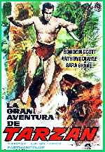 carátula carteles de La Gran Aventura De Tarzan