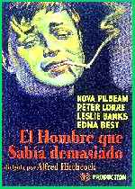 carátula carteles de El Hombre Que Sabia Demasiado - 1934 - V2