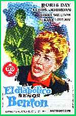 carátula carteles de El Diabolico Senor Benton