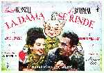 carátula carteles de La Dama Se Rinde - 1945