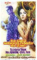 carátula carteles de La Gata Sobre El Tejado De Zinc - V2