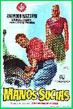 carátula carteles de Manos Sucias - 1957 - V2