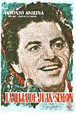 carátula carteles de La Hija De Juan Simon - 1957