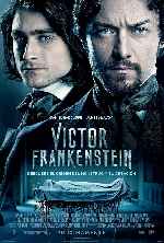 carátula carteles de Victor Frankenstein