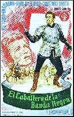 carátula carteles de El Caballero De La Banda Negra - V2