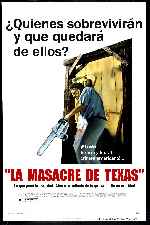 carátula carteles de La Masacre De Texas - 1974