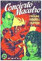 carátula carteles de Concierto Macabro