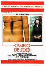 carátula carteles de Cambio De Sexo