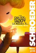 carátula carteles de Carlitos Y Snoopy - La Pelicula De Peanuts - V05