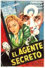 carátula carteles de El Agente Secreto - 1936 - V2
