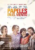 carátula carteles de Papeles En El Viento