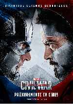 cartula carteles de Capitan America - Civil War