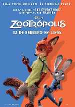 carátula carteles de Zootropolis - V3