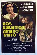 carátula carteles de Nos Habiamos Amado Tanto
