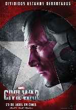 cartula carteles de Capitan America - Civil War - V12