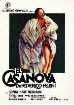 carátula carteles de El Casanova De Fellini