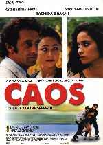 carátula carteles de Caos - 2001