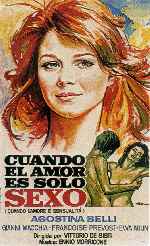 carátula carteles de Cuando El Amor Es Solo Sexo
