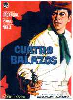 carátula carteles de Cuatro Balazos