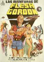 carátula carteles de Las Aventuras De Flesh Gordon