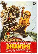 carátula carteles de La Batalla De Los Simios Gigantes