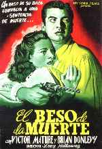 carátula carteles de El Beso De La Muerte - 1947 - V2