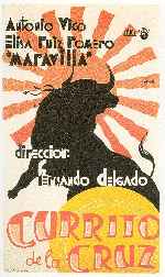 carátula carteles de Currito De La Cruz - 1936